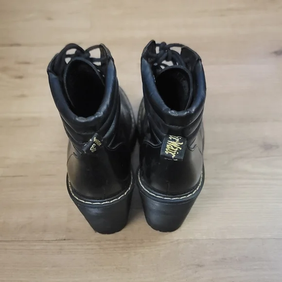 Dr. Martens PERSEPHONE Black Lace Up Boots - Picture 11 of 13